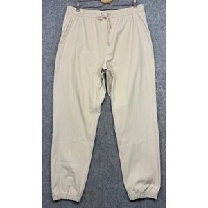 Reigning Champ Coachs Jogger Pant Mens XL Sand Tan Athletic Primeflex Tapered